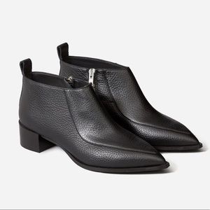 NIB• Everlane The Boss Bootie, blk, 9(8.5)